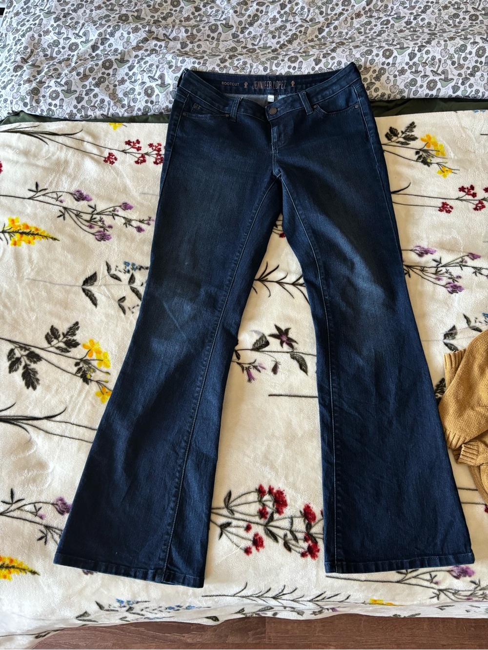 Jennifer Lopez Dark Blue Flare Jeans